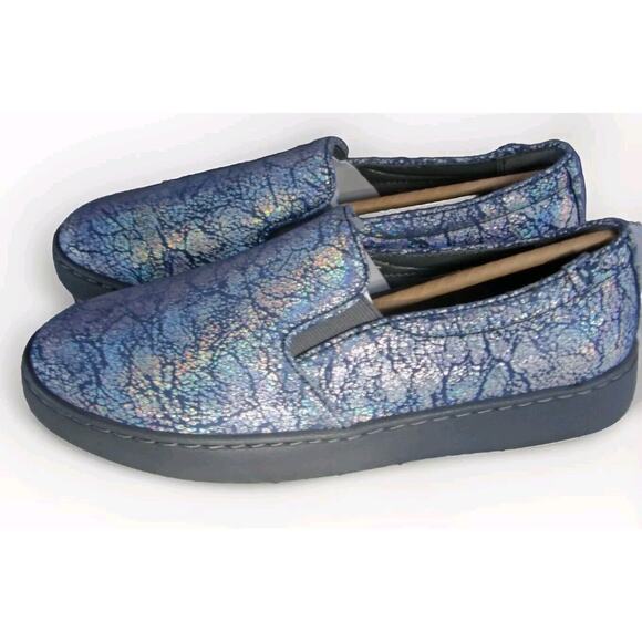 Vionic PRO Mahoney Avery Women's size 6.5 Blue Metallic slip-on shoes New In Box - Picture 3 of 7